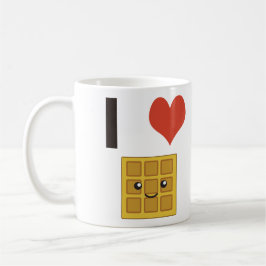 Ik hou van Waffles Koffiemok
