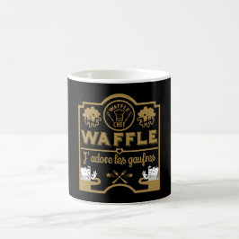 Ik hou van Waffles Koffiemok
