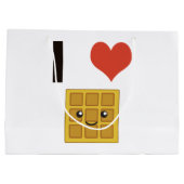 Ik hou van Waffles Large Cadeautasje (Achterkant)