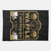 Ik hou van Waffles Theedoek (Horizontaal)