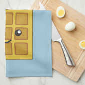 Ik hou van Waffles Theedoek (Quarter Fold)