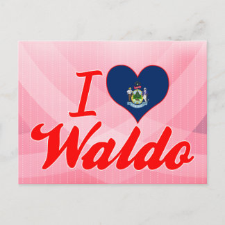 Ik hou van Waldo, Maine Briefkaart