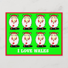 Ik hou van Wales briefkaart
