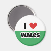 Ik hou van Wales Magneet (Voorkant / Achterkant)