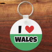 Ik hou van Wales Sleutelhanger (Voorkant)