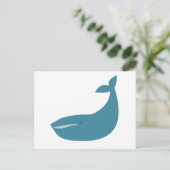 Ik hou van walvissen briefkaart (Staand voorkant)