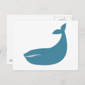 Ik hou van walvissen briefkaart (Voorkant / Achterkant)