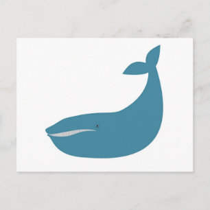 Ik hou van walvissen briefkaart