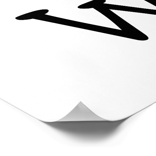 Ik hou van walvissen poster (Hoek)