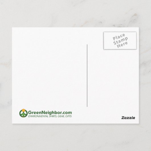 Ik hou van wandelen briefkaart (Achterkant)