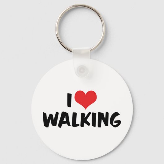 Ik Hou Van Wandelen Sleutelhanger (Voorkant)