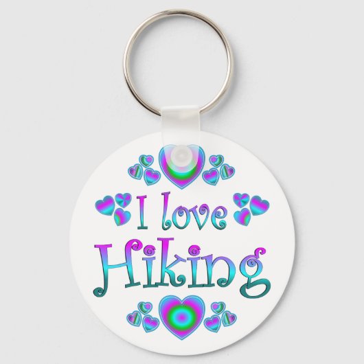 Ik hou van wandelen sleutelhanger (Voorkant)