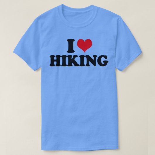 Ik hou van wandelen t-shirt (Design voorkant)