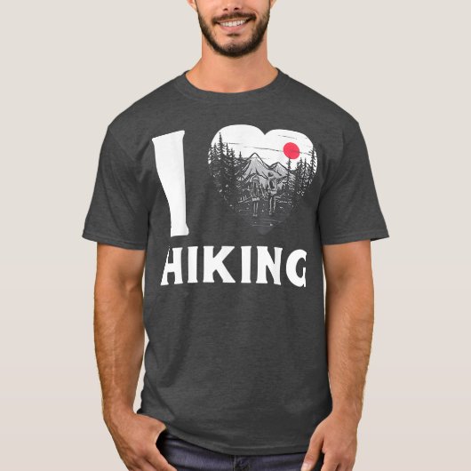 Ik hou van wandelen t-shirt (Voorkant)