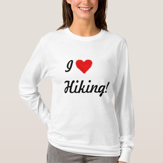 IK HOU VAN Wandelen T-shirt (Voorkant)