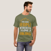 Ik hou van wandelen t-shirt (Voorkant volledig)