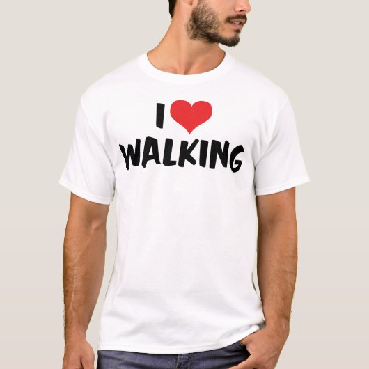 Ik Hou Van Wandelen T-Shirt (Voorkant)