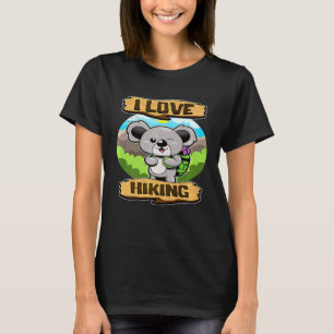 Ik hou van wandelen - Wandelaar Dieren - Schattige T-shirt