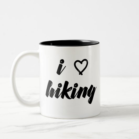 Ik hou van wandelende Mok (Links)