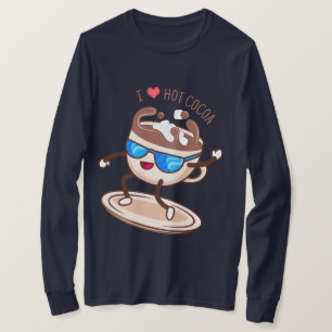 Ik hou van warme cacao t-shirt