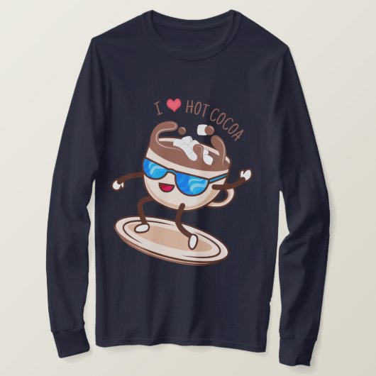 Ik hou van warme cacao t-shirt (Design voorkant)