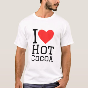 Ik hou van warme cacao t-shirt