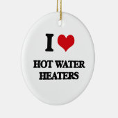 Ik hou van warmwaterverwarmingstoestellen keramisch ornament (Rechts)