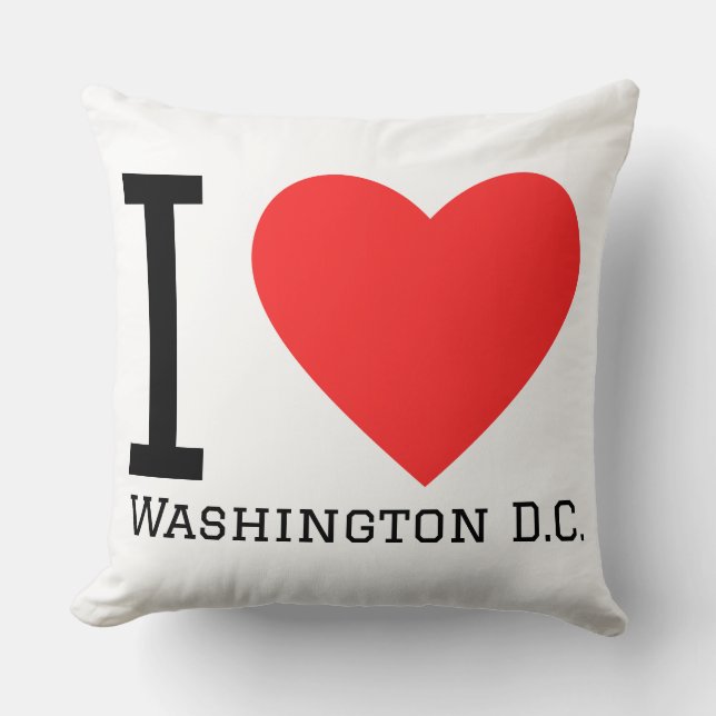 Ik hou van Washington D.C. Kussen (Voorkant)