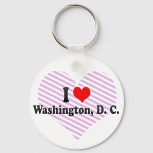 Ik hou van Washington, D. C. Verenigde Staten Sleutelhanger
