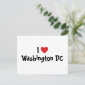 Ik hou van Washington DC Briefkaart (Staand voorkant)