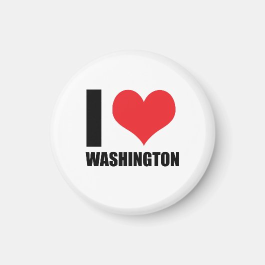 Ik hou van Washington Magneet (Voorkant)