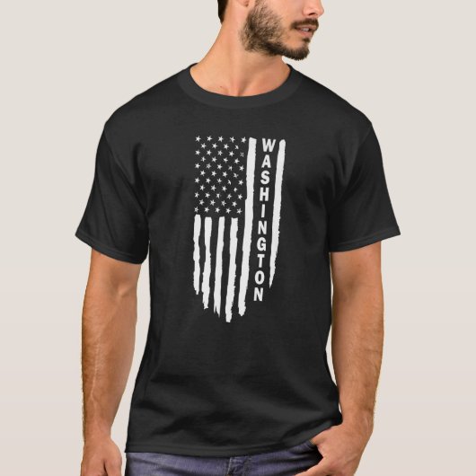 Ik hou van Washington Patriotic Washington is thui T-shirt (Voorkant)