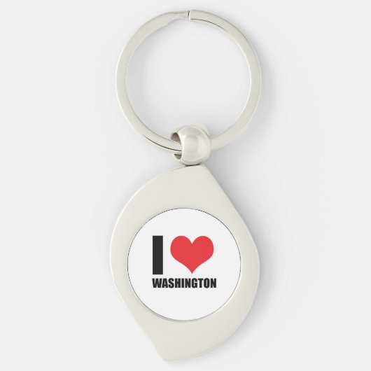 Ik hou van Washington Sleutelhanger (Voorkant)