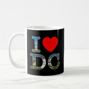 Ik hou van Washington was DC Font Koffiemok