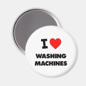 Ik hou van wasmachines magneet (Voorkant / Achterkant)