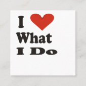 Ik hou van wat ik doe aanbevelingskaartje (Voorkant)