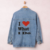 Ik hou van wat ik doe denim jacket (Hangar)
