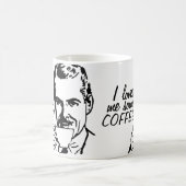 Ik hou van wat koffie koffiemok (Center)