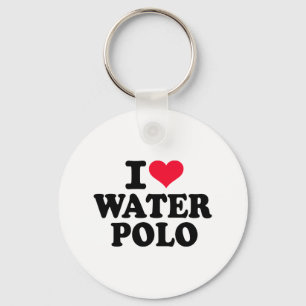 Ik hou van Water Polo Sleutelhanger