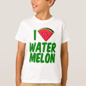 Ik hou van watermeloen Kinderen T-shirt (Voorkant)
