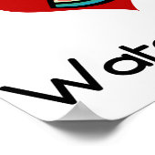 Ik hou van watermeloen poster (Hoek)