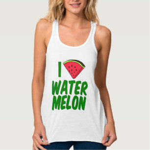 Ik Hou Van Watermeloen Schattige Zomer Tanktop