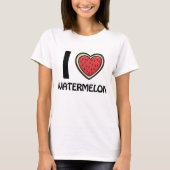 Ik hou van watermeloen t-shirt (Voorkant)