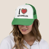 Ik hou van watermeloen trucker pet (In situ)