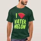 Ik hou van watermeloen zomer t-shirt (Voorkant)