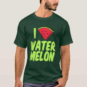 Ik hou van watermeloen zomer t-shirt