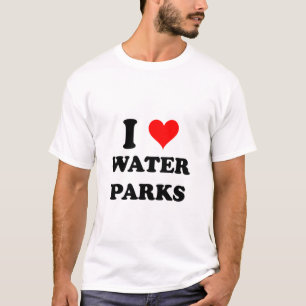 Ik hou van waterparken t-shirt