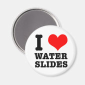 IK HOU VAN WATERSLIDES MAGNEET (Voorkant / Achterkant)