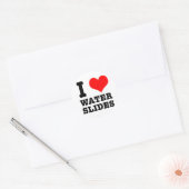 IK HOU VAN WATERSLIDES RONDE STICKER (Envelop)