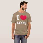 Ik hou van Wayne meisje T-shirt (Voorkant volledig)